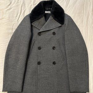 Jill Sander - Men’s Italian Wool Double-Breasted short coat size 44